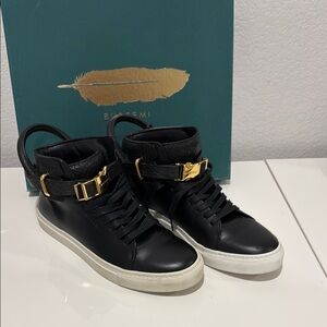 Buscemi Black High-Top Sneakers